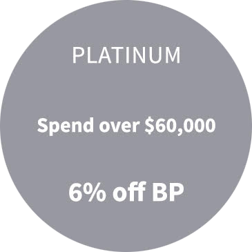 Spend over $60,000 - 6% off of Buyer's Premium